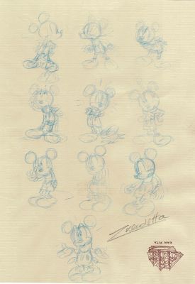 Mickey Mouse Expression Studies | Corner4art