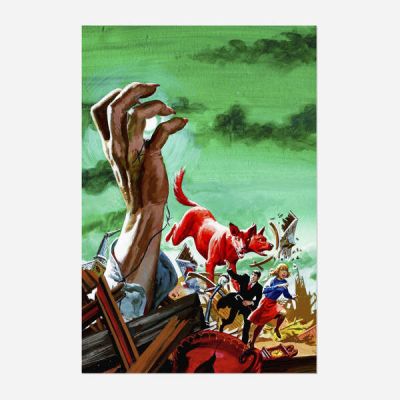George Wilson | Lot 112 - Dark Shadows #23 Cover Original Art (Gold Key, 1969) | Landry Pop Auctions