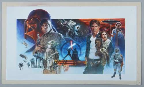 STAR WARS: THE EMPIRE STRIKES BACK (1980) - Jason Palmer Hand-Painted 25th Anniversary Celebration III Artwork | Propstore