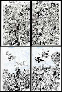 INFINITE CRISIS Issue #7 Double Page Splash | ComicConnect