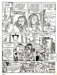 PhilippeÂ ADAMOV - Planche originale 22 - LES EAUX DE MORTELUNE Tome 1 - L‘échiquier du rat