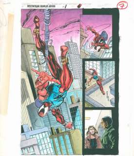 John Kalisz | The Spectacular Spider Scarlet #1, strona 7 (kolor) | ArtKomiks Aukcje