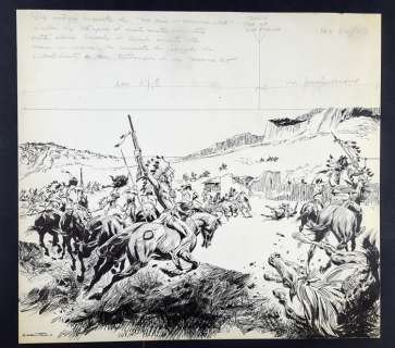 The Book of American West - Illustrazione ispirata al libro - Loose page - First edition | Catawiki