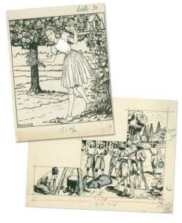 Cazenave, Raymond | Lot d’une quinzaine de dessins, pour la plupart des | Coutau Bégarie