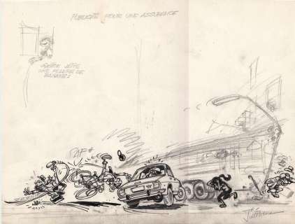 Jidehem | Grande illustration pour une publicité pour une assurance... | Vermot et Associés