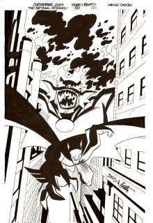 Christopher Jones - Batman strikes #50 cover (2008) last issue