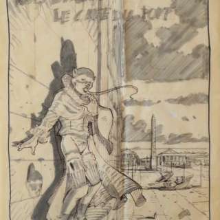 Philippe Adamov - Couverture “Les eaux de Mortelune”, tome 2 “Le café du port”