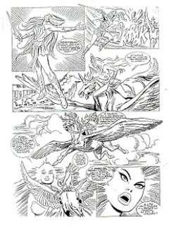 She-Ra xxx - tavola originale "Il Mago del gelo" - Loose page - First edition - (1986)