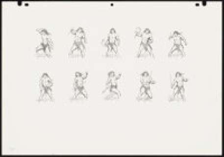 1994 FPG Ken Kelly Collection 2 - Original Sketch Sheets Group of 3 | Heritage