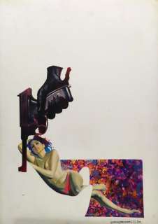 FernÃ¡ndez, Fernando - Original painting - Detectives book cover - (1970’s) | Catawiki