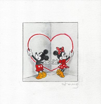 Mickey & Minnie – Heart of Love | Corner4art