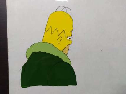 The Simpsons - Animation cel of Homer (1990’s) - Unique copy | Catawiki
