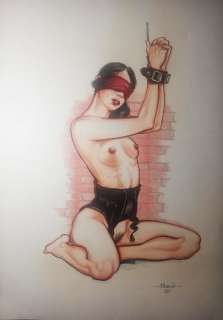 Stefano Mazzotti - disegno originale prova per Albo "BD Bondage & Discipline" - Loose page - Unique copy | Catawiki