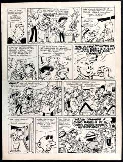 Greg - Originele pagina (p.17) - Rock Derby - Les Voleurs des Poupees - (1960) | Catawiki