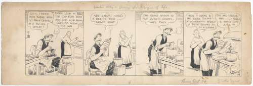 Frank King | King - Gasoline Alley Original Daily Strip 10/14/1920 | Russ Cochran