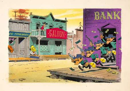 Morris (Maurice de Bévère Dit) 1923-2001 | Le Braquage de banque | Artcurial