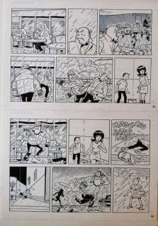 Suske en Wiske - Originele pagina in inkt p.19 (strook 73 tot 76) - Het vervloekte venster - (2013) | Catawiki