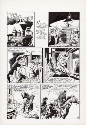 Leone Frollo | La Vedova Nera Episodio n.4 p.15 | Tavole Originali