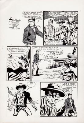 Leone Frollo | La Vedova Nera Episodio n.2 p.4 | Tavole Originali