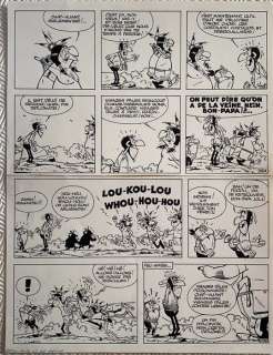 Remacle, Marcel | Remacle, Marcel - Planche originale (p.29) - Le Vieux Nick et Barbe-Noire T12 - Barbe Noire et les indiens - Page volante - (1967) | Catawiki