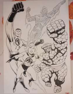 Jean Yves Mitton Commission 60x42 cm - Fantastic Four - Loose page - First edition - (2015) | Catawiki