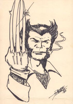 George Pérez | Wolverine Sketch by George Pérez | Panel Gallery