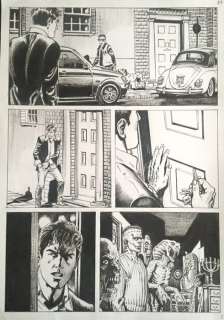 Dylan Dog n. 371 - Daniele Bigliardo - original page crossover Dampyr - Loose page - (2017) | Catawiki