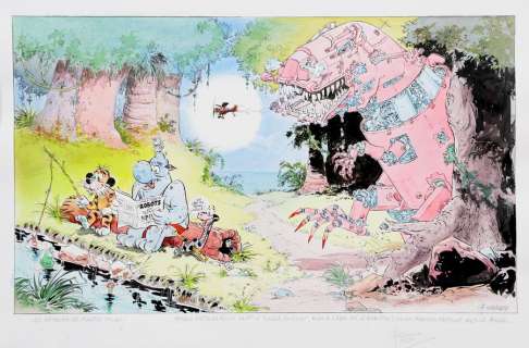 Godard - La Jungle en folie, illustration Ã  l‘encre de…