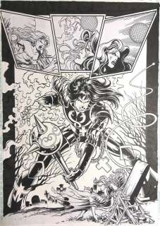 Lady Death - Mike Deodato - Lady Death #5 page 22 - Final Splash! - Exemplaire unique - (1998) | Catawiki