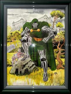 Dave Simons | Doctor Doom color pin-up artwork | ArchAngels