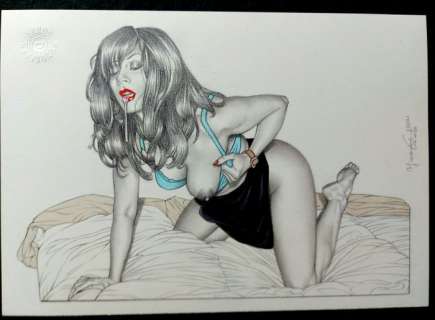 Giovanna Casotto | Giovanna Casotto - illustrazione originale "Autoritratto Spittle" - Page volante - (2020) | Catawiki