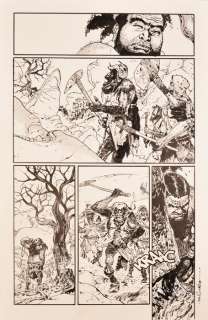 Guera Rm | The Goddamned - Illustration originale de la planche de la page 4 du Comics "The Goddamned", Issue 2 "Before The - (2015) | Catawiki