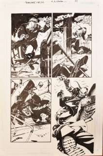 Guera Rm | Scalped - Illustration originale de la planche de la page 11 du Comics "Scalped", Issue 24 "The Gravel in Your - (2009) | Catawiki