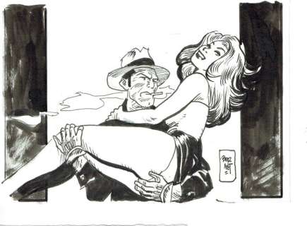 Jordi Bernet | Torpedo - J. Bernet - illustrazione originale - Page volante | Catawiki