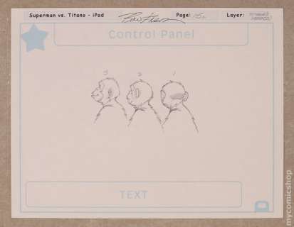 Original Art for Superman: Toppling Titano iPad Book, Pages 15A and 15B by Ron Frenz | mycomicshop.com