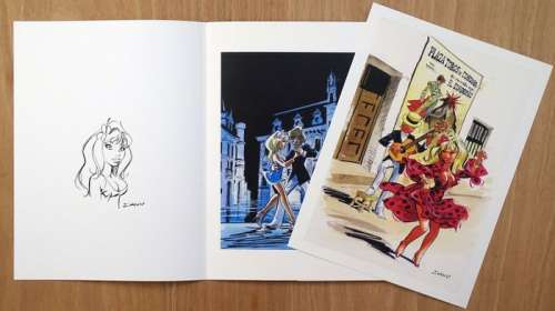 Dany | Dany - Portfolio Il était sept fois n°19 + dédicace - Page volante | Catawiki