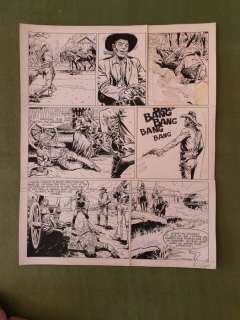 Rouge, Michel | Comanche T11 - Planche originale (p.6) - Les fauves - (1990) | Catawiki