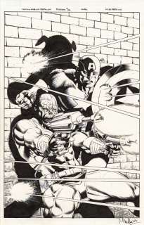 Mike Perkins - deadpool #26 - deathlok & captain america