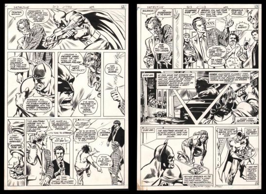 Don Newton | Detective Comics #513 Pages 9-10 Art | ArchAngels