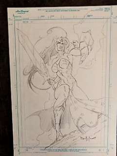 Pasquale Qualano - Wonder Woman - Original Artwork by Pasquale Qualano - Page volante - Exemplaire unique