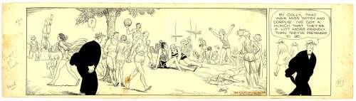 Frank King | King  Gasoline Alley Original Daily Strip 8/7/1929 NO RESERVE! | Russ Cochran