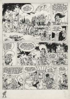 Cromwell, Didier | Cromwell, Didier - Planche originale - Minettos Desperados T2 - L’Étoile des rocheuses - (1990) | Catawiki