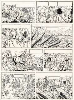 Jacques Martin | Alix, Les Légions perdues, planche originale à l’encre de chine pour cet album paru en 1965 chez Casterman. | Septimus