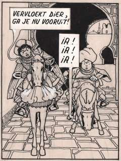 Laudy, Jacques | Hassan et Kaddour - Le voleur de Bagdad / De dief van Bagdad - Planche originale (planche 19) - Avec album de luxe - Cartonné - EO - (1948/2021) | Catawiki