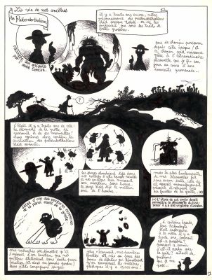 Frank Le Gall | Petits contes noirs, 2000 - La fin du monde et autres petits contes noirs, Tome 1 | Huberty Breyne Gallery
