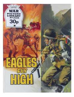 Allesandro Biffignandi | Biffignandi - EAGLES FLY HIGH, Cover Art, 1965 | Russ Cochran