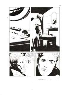 Corrado Roi | Nathan Never Gigante nuova serie n. 17 - C. Roi - Tavola Originale "Il Giorno della Maschera" - Page volante - Exemplaire unique - (2014) | Catawiki