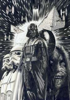 Bovo, Lorenzo | Bovo, Lorenzo - Original drawing - Star Wars - Dark Side - (2017/2021) | Catawiki