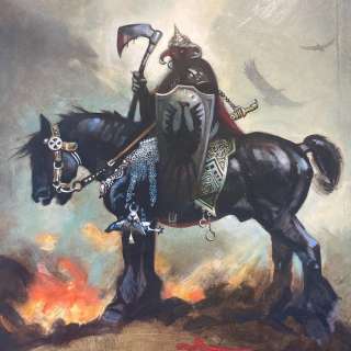 Vet | VET - Original painting - Death Dealer- Frazetta Homage - (2002) | Catawiki