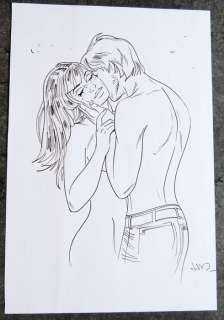 Jim | Original drawing in Indian ink  - One night in Rome | Catawiki